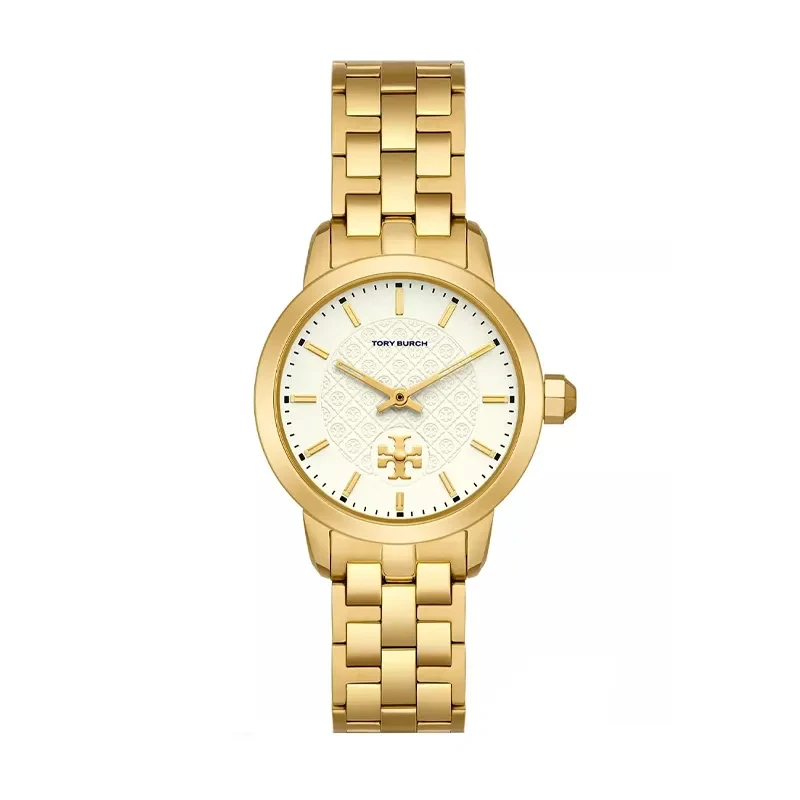 Tory Burch The Tory Cream Dial Ladies Watch- TBW1053